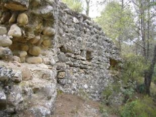 Mur del castell del Bedorc